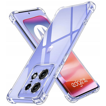 Deksel for Motorola Edge 50 Pro, Techsuit, Støtsikker Klar, Transparent