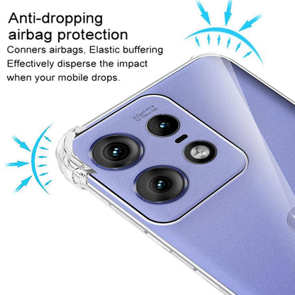 Deksel for Motorola Edge 50 Pro, Techsuit, Støtsikker Klar, Transparent