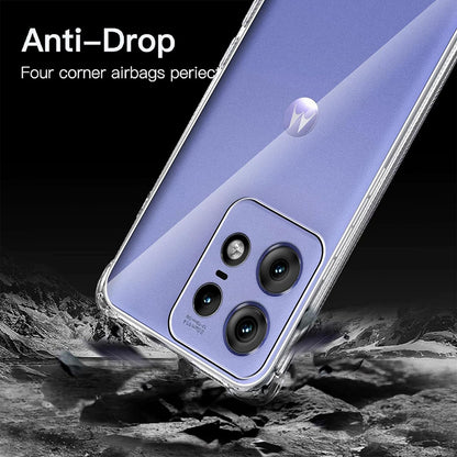 Deksel for Motorola Edge 50 Pro, Techsuit, Støtsikker Klar, Transparent