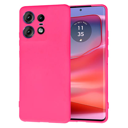 Deksel til Motorola Edge 50 Pro, Techsuit, SoftFlex, Mørk Rosa