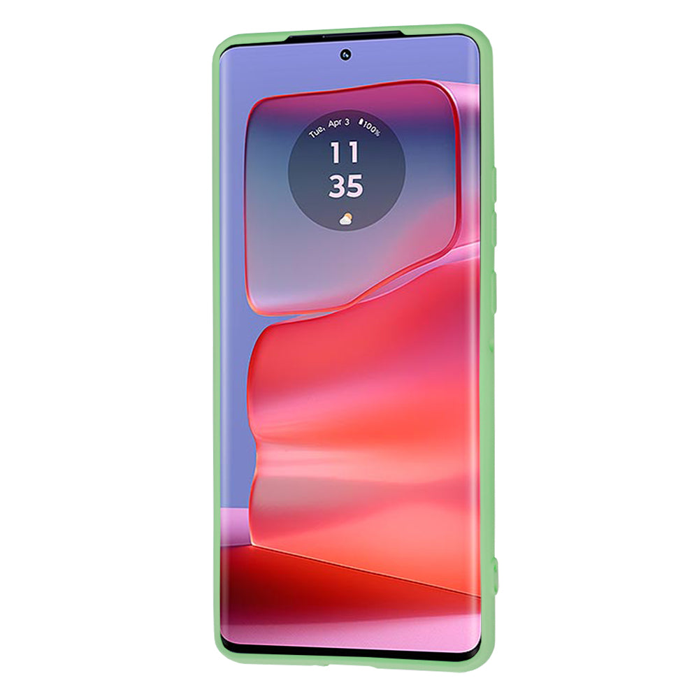 Deksel til Motorola Edge 50 Pro, Techsuit, SoftFlex, Lys grønn