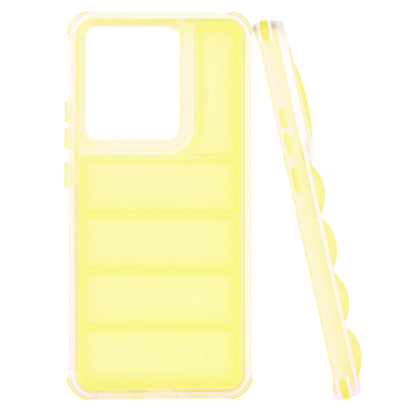 Deksel for Motorola Edge 50 Pro, Techsuit, Wave Shield, Gul