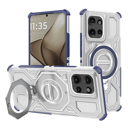 Deksel for Motorola Edge 50, Techsuit, Carbon Shield Pro, Blå