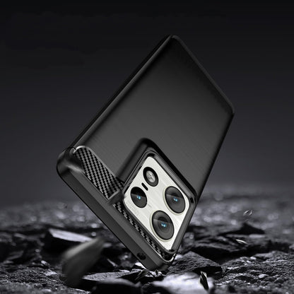Deksel til Motorola Edge 50 Ultra, Techsuit, Karbon, Svart