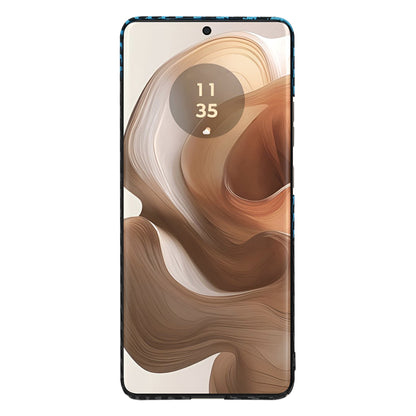 Deksel til Motorola Edge 50 Ultra, Techsuit, Carbonite FiberShell, Svart Bleu