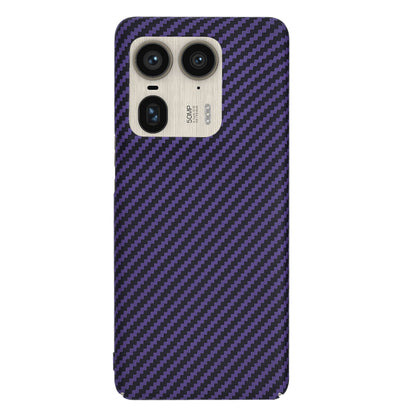 Deksel for Motorola Edge 50 Ultra, Techsuit, Carbonite FiberShell, Lilla