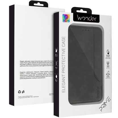 Etui til Motorola Edge 40 Neo, Wonder, Prime, svart 