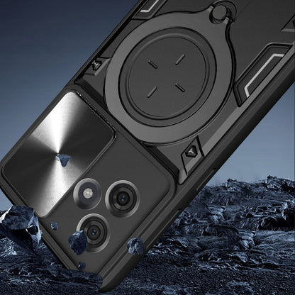 Deksel for Motorola Edge 60 Fusion / Edge 60, Techsuit, CamGuard Pro, Svart