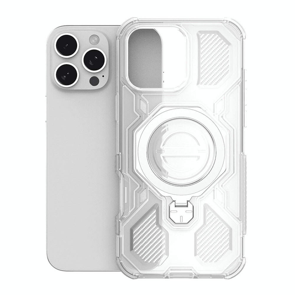 Deksel for Motorola Edge 60 Fusion / Edge 60, Techsuit, Carbon Shield Pro, Hvit