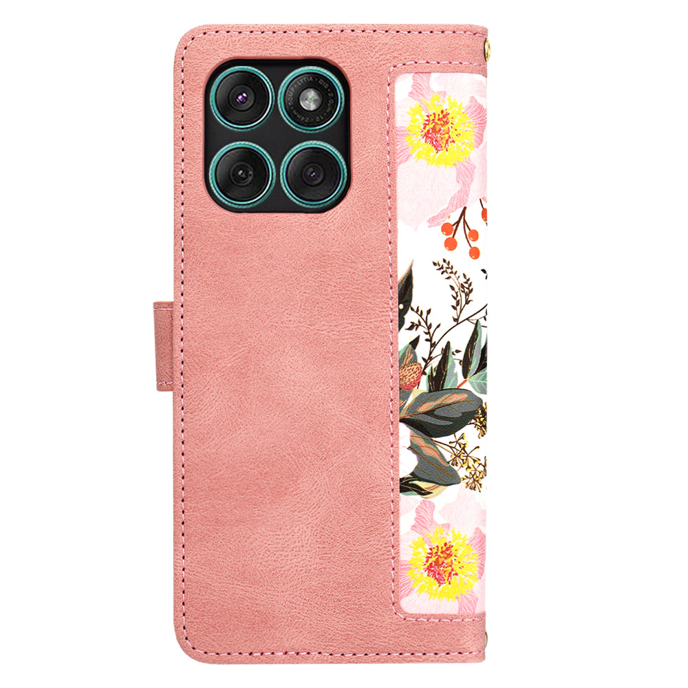 Deksel til Motorola Edge 60 Fusion / Edge 60, Techsuit, FlipCraft, Rosa