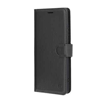 Deksel for Motorola Edge 60 Fusion / Edge 60, Techsuit, Leather Folio, Svart