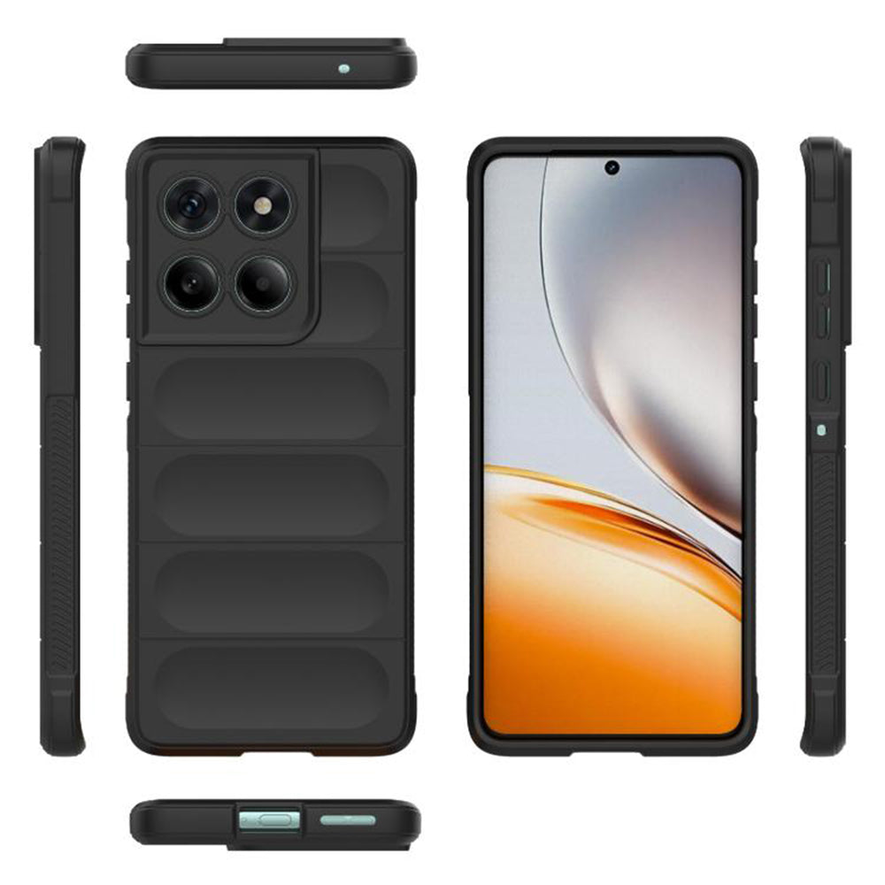 Deksel for Motorola Edge 60 Fusion / Edge 60, Techsuit, Magic Shield, Svart