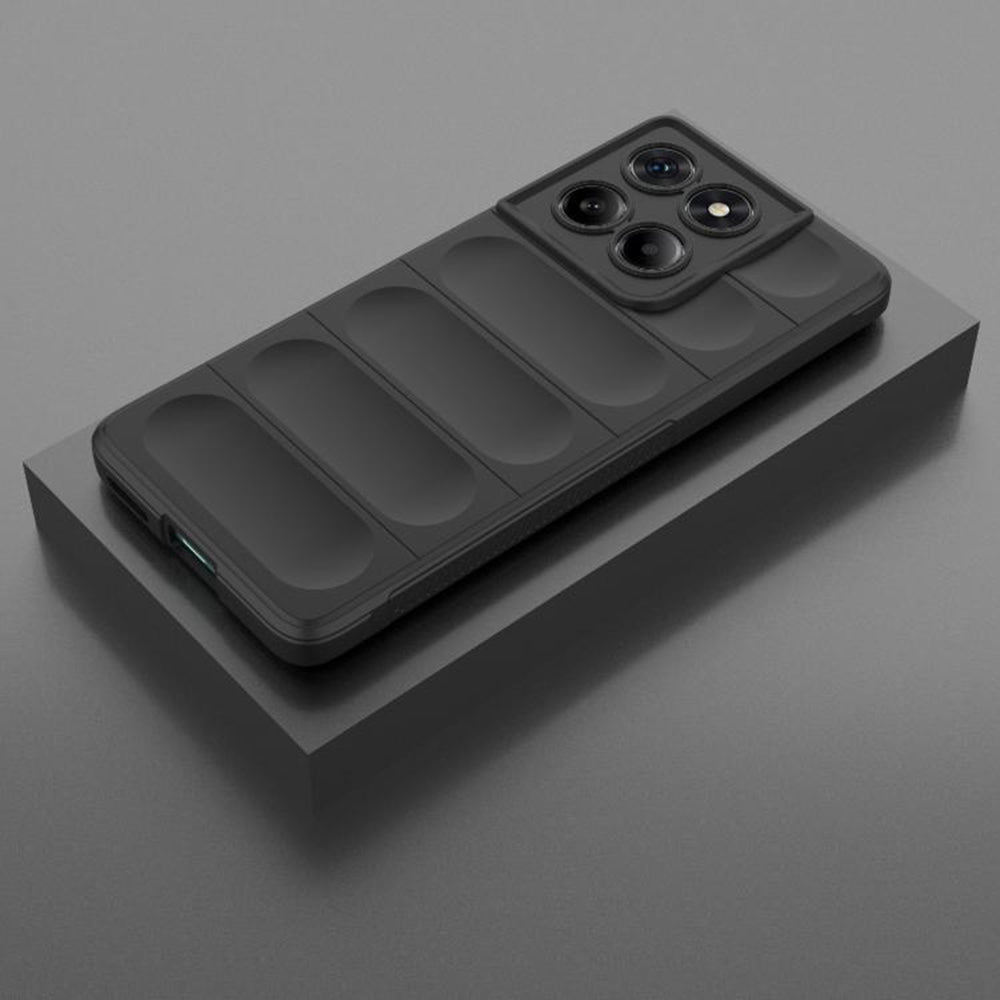 Deksel for Motorola Edge 60 Fusion / Edge 60, Techsuit, Magic Shield, Svart