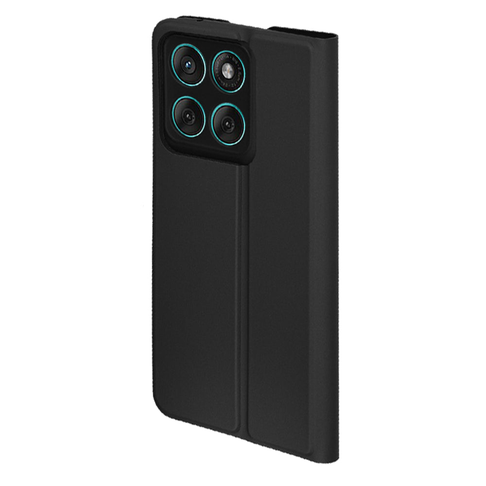 Deksel til Motorola Edge 60 Fusion / Edge 60, Techsuit, Magskin Book, Svart