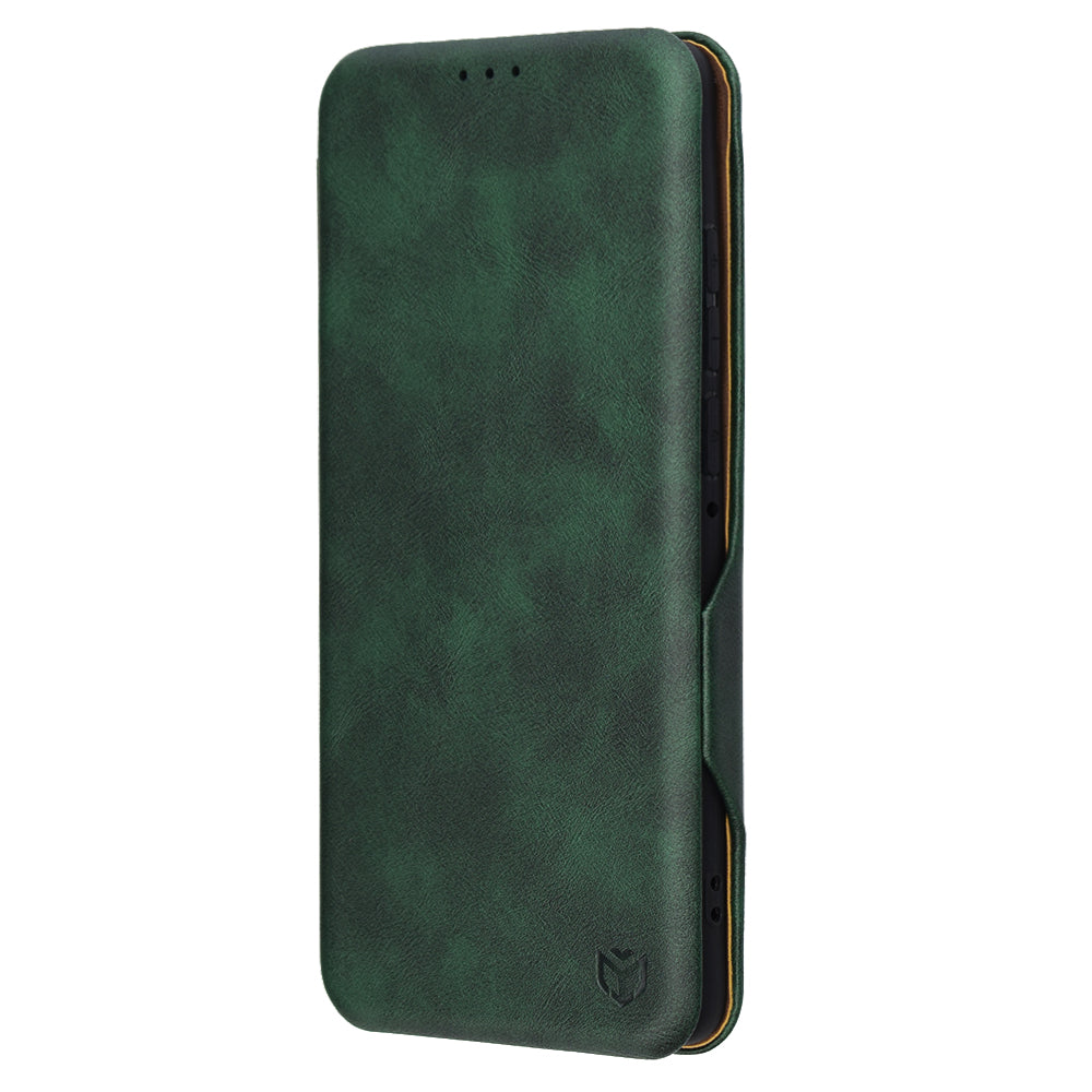 Deksel for Motorola Edge 60 Fusion / Edge 60, Techsuit, Safe Wallet Plus, Grønn