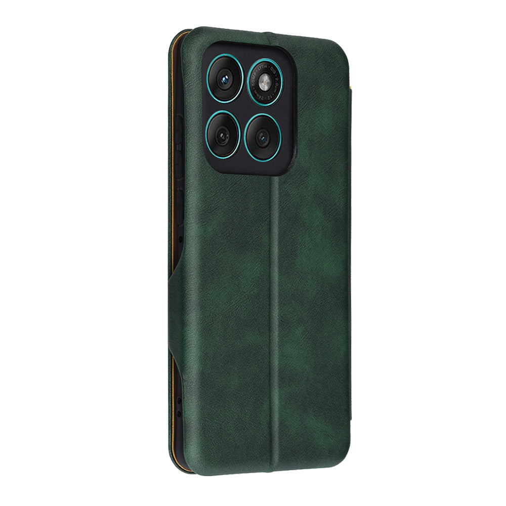 Deksel for Motorola Edge 60 Fusion / Edge 60, Techsuit, Safe Wallet Plus, Grønn