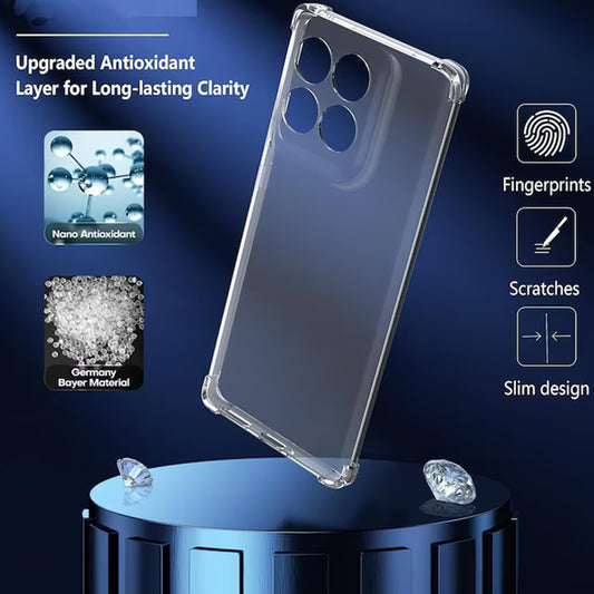 Deksel til Motorola Edge 60 Fusion / Edge 60, Techsuit, Støtsikker Klar, Transparent