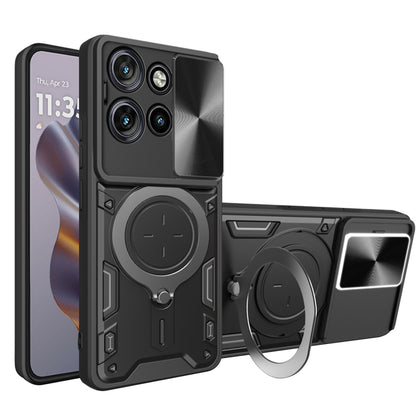 Deksel for Motorola Edge 60 Neo / Edge 50 Neo, Techsuit, CamGuard Pro, Svart