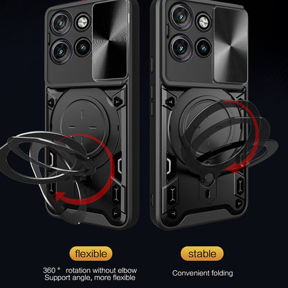 Deksel for Motorola Edge 60 Neo / Edge 50 Neo, Techsuit, CamGuard Pro, Svart