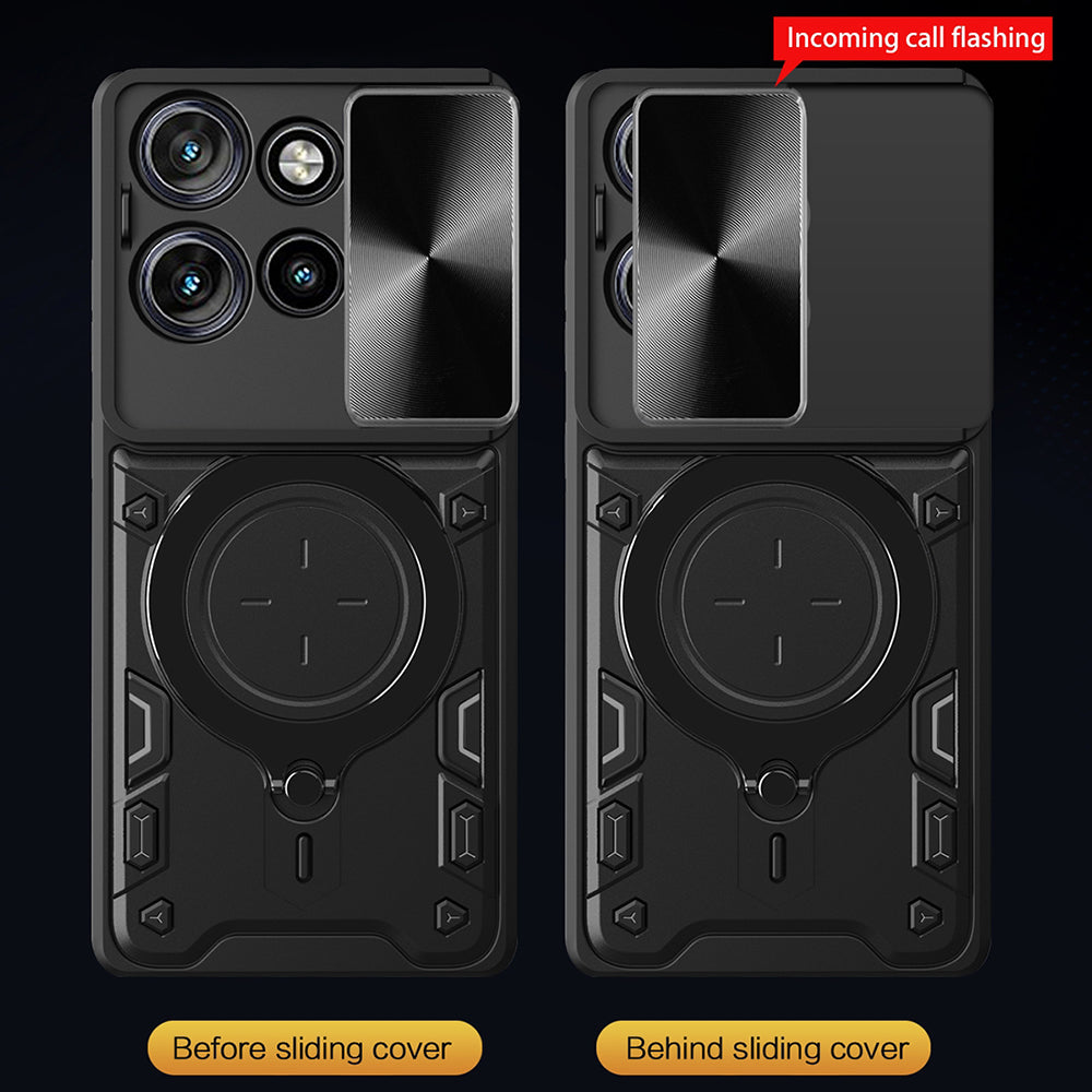 Deksel for Motorola Edge 60 Neo / Edge 50 Neo, Techsuit, CamGuard Pro, Svart