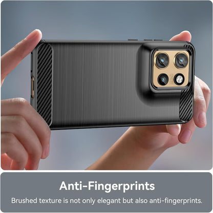 Deksel for Motorola Edge 60 Neo / Edge 50 Neo, Techsuit, Karbon, Blå