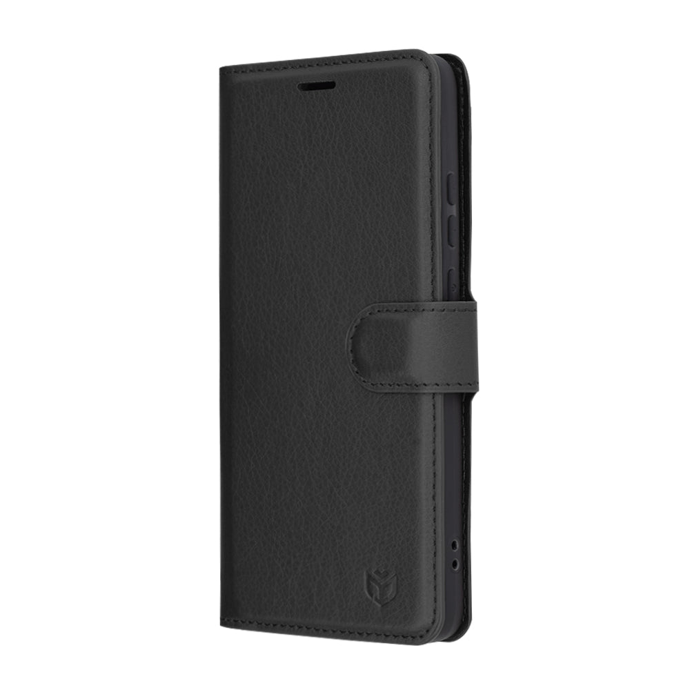 Deksel for Motorola Edge 60 Neo / Edge 50 Neo, Techsuit, Leather Folio, Svart