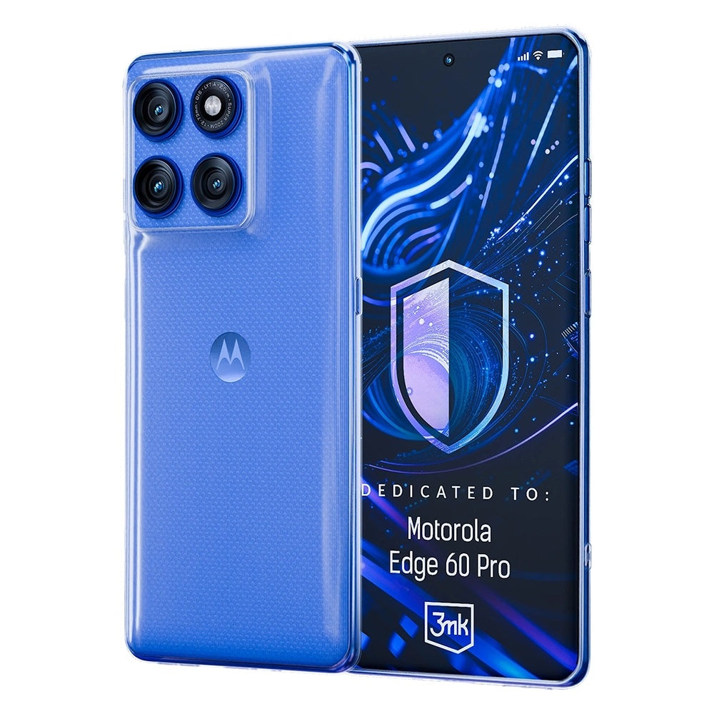 Deksel for Motorola Edge 60 Pro, 3MK, Klar, Transparent