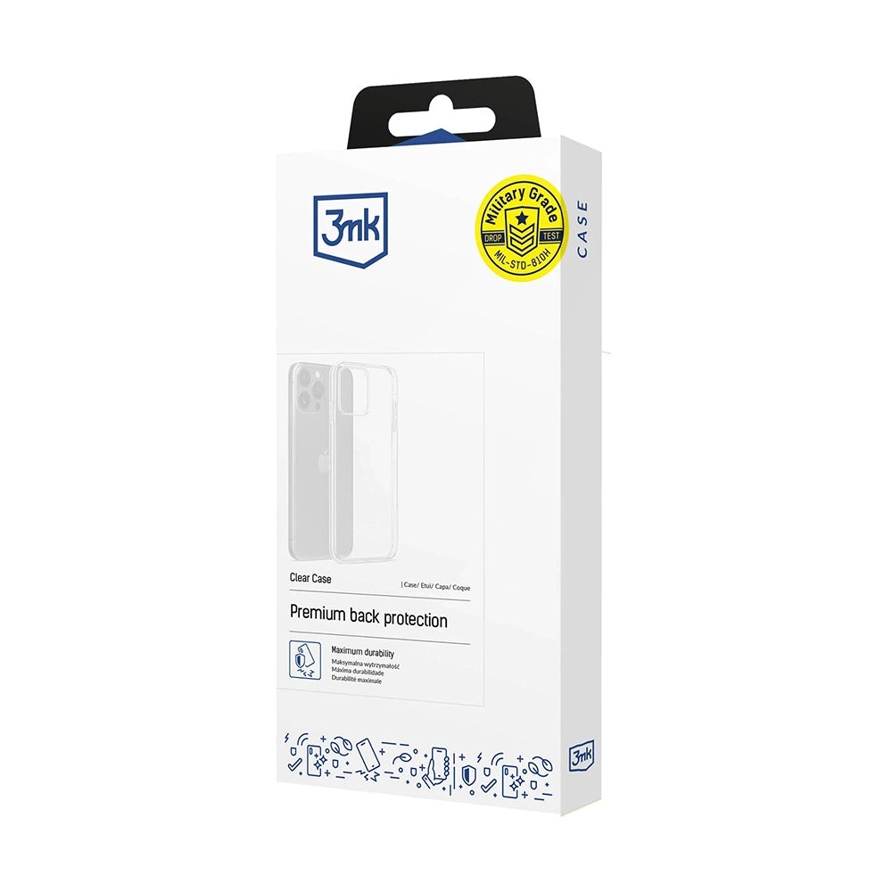 Deksel for Motorola Edge 60 Pro, 3MK, Klar, Transparent