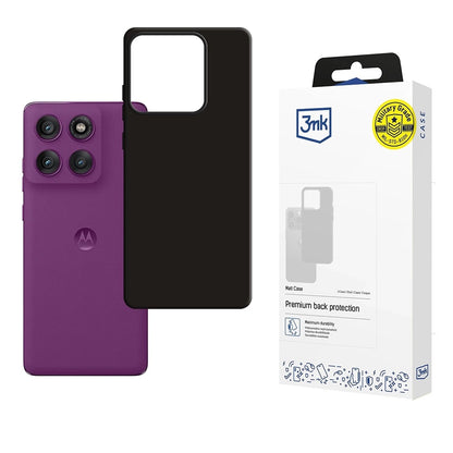 Deksel for Motorola Edge 60 Pro, 3MK, Matt svart