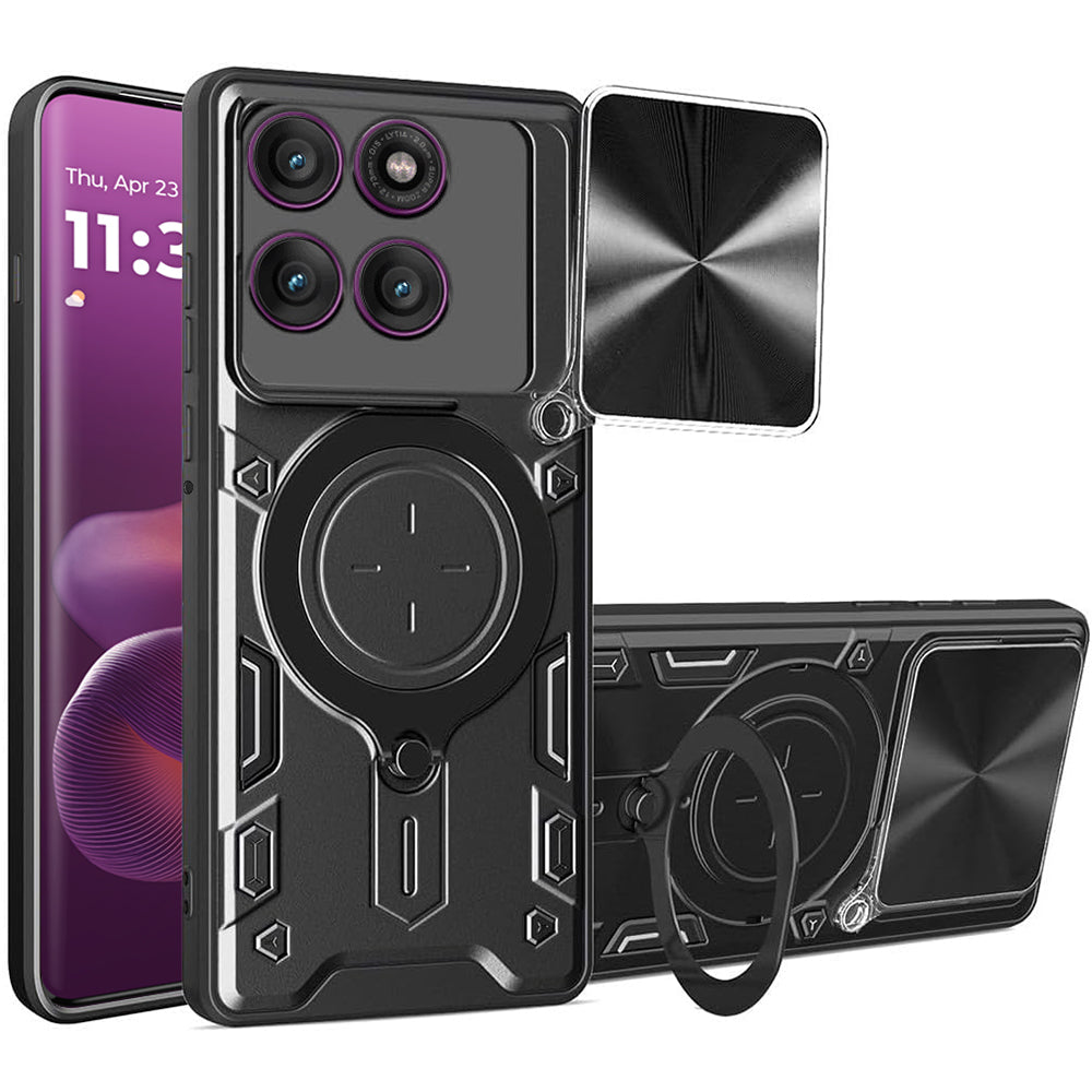 Deksel for Motorola Edge 60 Pro, Techsuit, CamGuard Pro, Svart