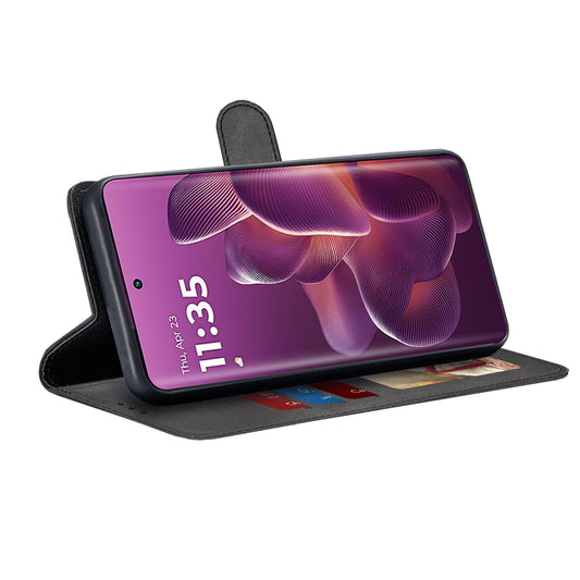 Deksel til Motorola Edge 60 Pro, Techsuit, Diary Book, Svart