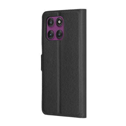 Deksel for Motorola Edge 60 Pro, Techsuit, Leather Folio, Svart