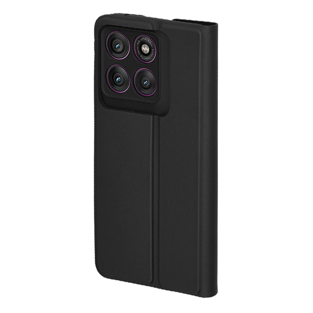 Deksel til Motorola Edge 60 Pro, Techsuit, Magskin Book, Svart