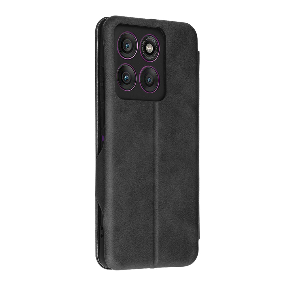 Deksel for Motorola Edge 60 Pro, Techsuit, Safe Wallet Plus, Svart