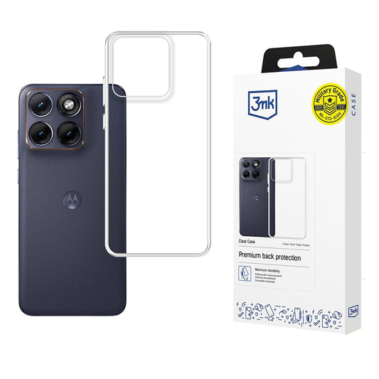 Deksel til Motorola Edge 70 Fusion, 3MK, Klar, Transparent