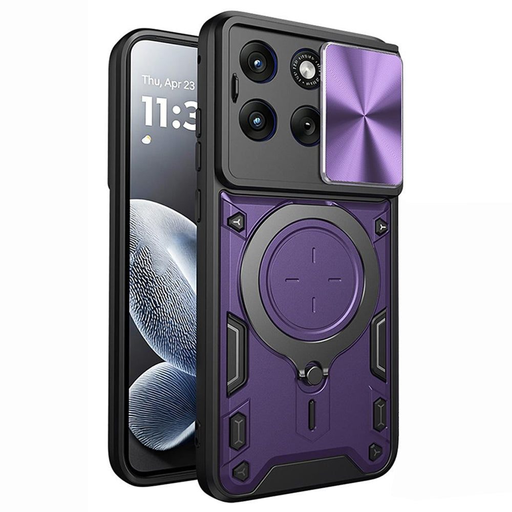 Deksel til Motorola Edge 70 Fusion, Techsuit, CamGuard Pro, Lilla