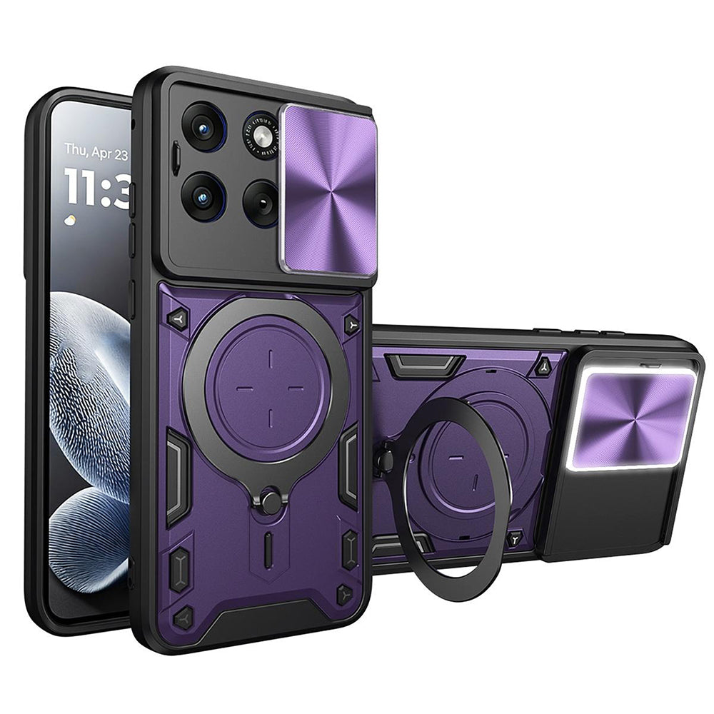 Deksel til Motorola Edge 70 Fusion, Techsuit, CamGuard Pro, Lilla