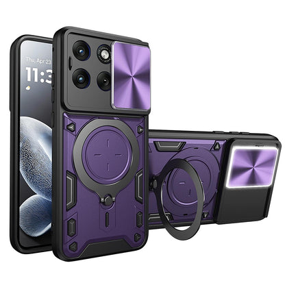 Deksel til Motorola Edge 70 Fusion, Techsuit, CamGuard Pro, Lilla