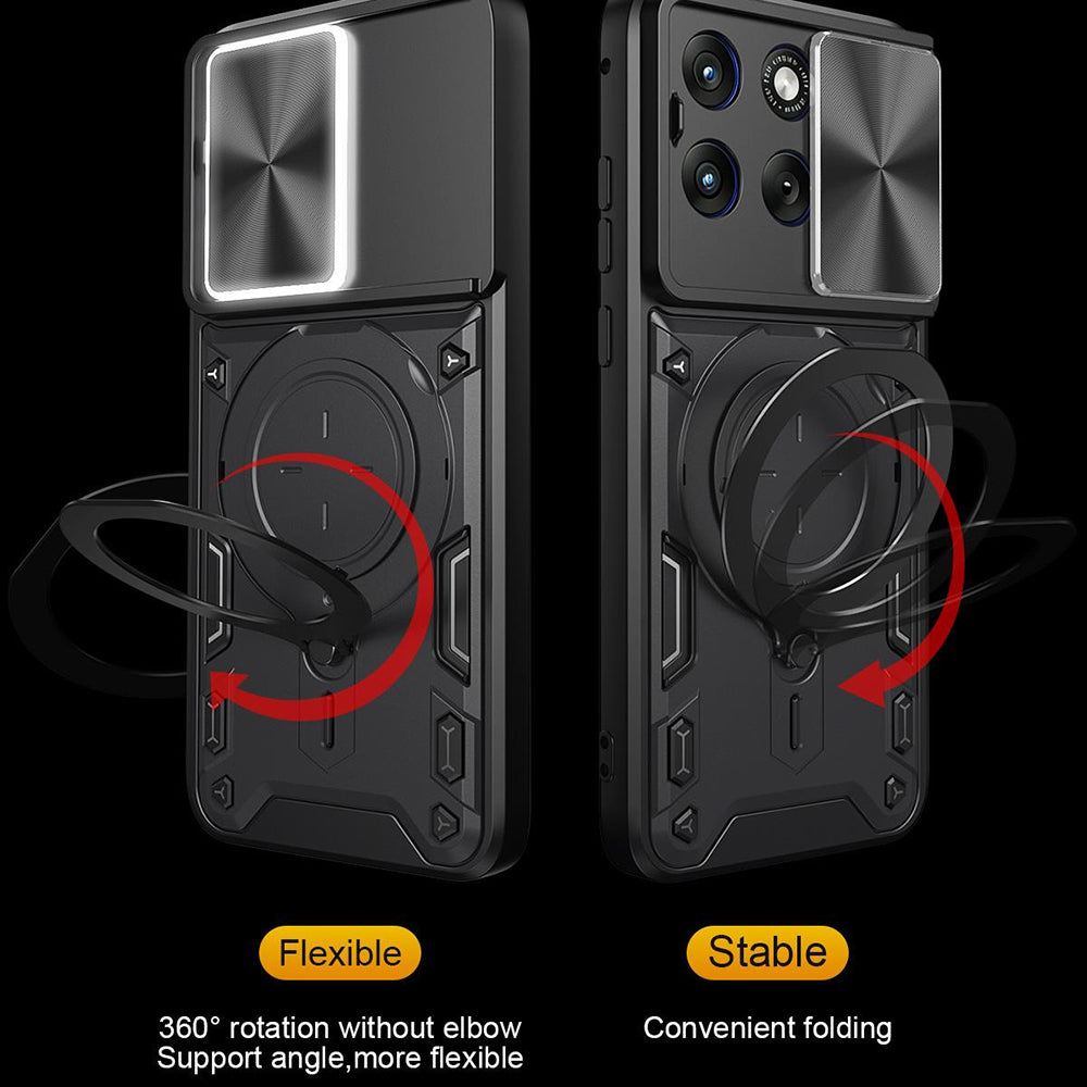 Deksel til Motorola Edge 70 Fusion, Techsuit, CamGuard Pro, Lilla
