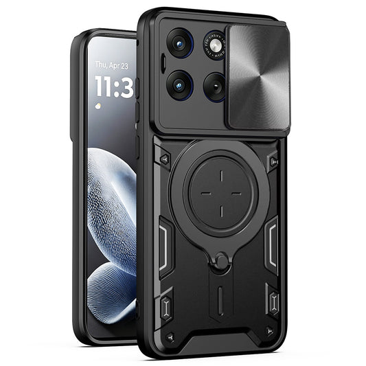 Deksel for Motorola Edge 70 Fusion, Techsuit, CamGuard Pro, Svart