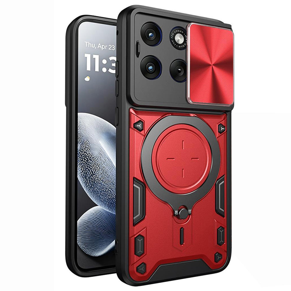 Deksel til Motorola Edge 70 Fusion, Techsuit, CamGuard Pro, Rød
