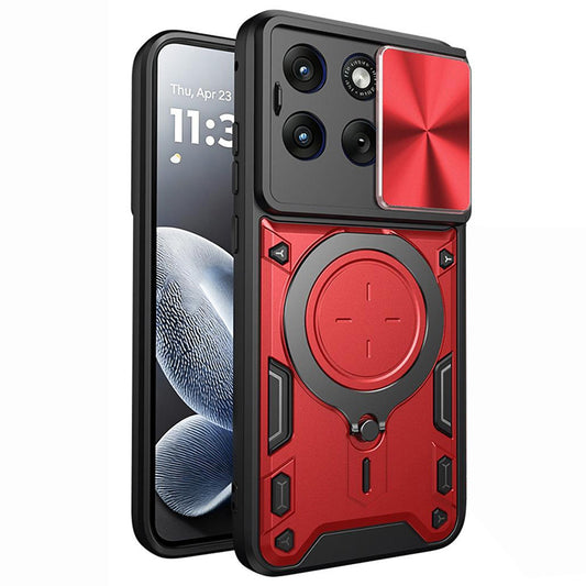 Deksel til Motorola Edge 70 Fusion, Techsuit, CamGuard Pro, Rød