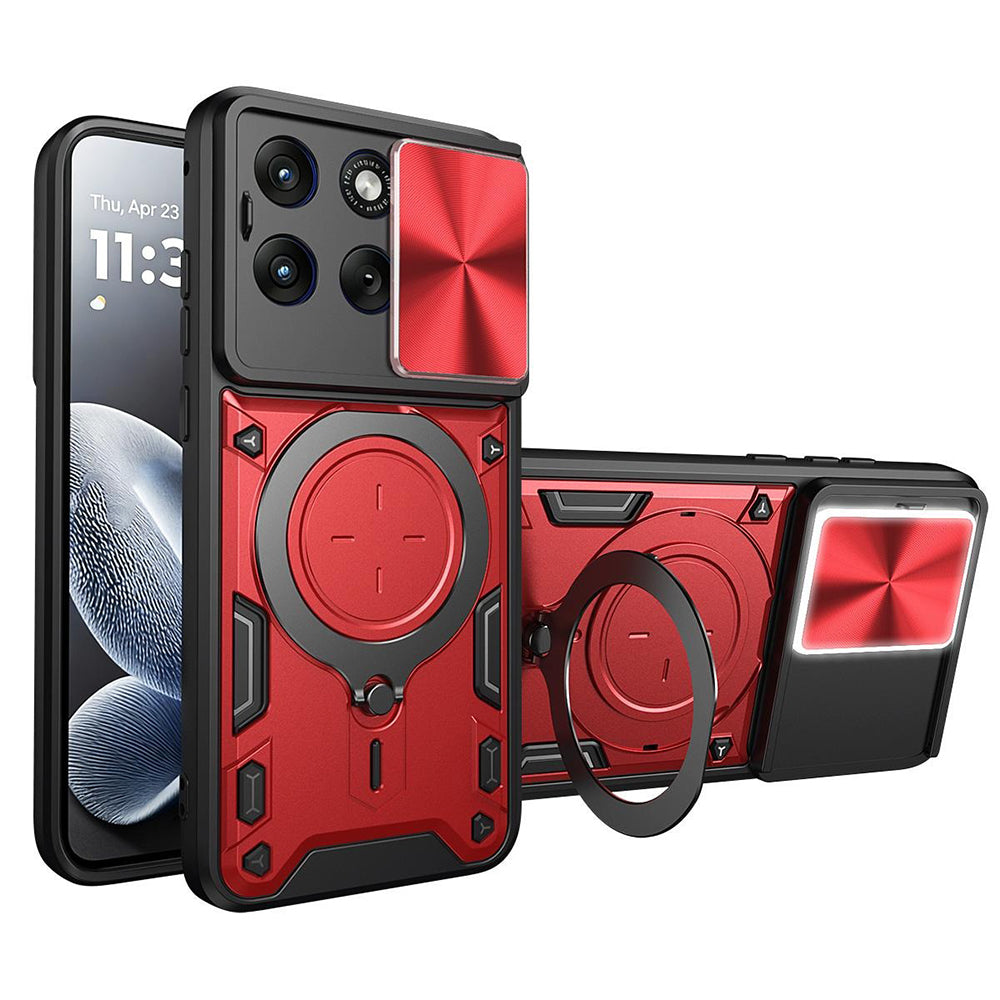 Deksel til Motorola Edge 70 Fusion, Techsuit, CamGuard Pro, Rød