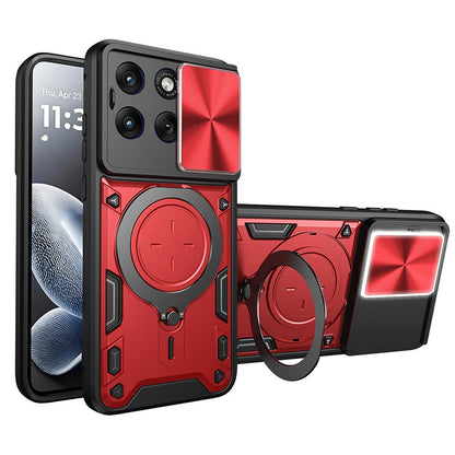 Deksel til Motorola Edge 70 Fusion, Techsuit, CamGuard Pro, Rød