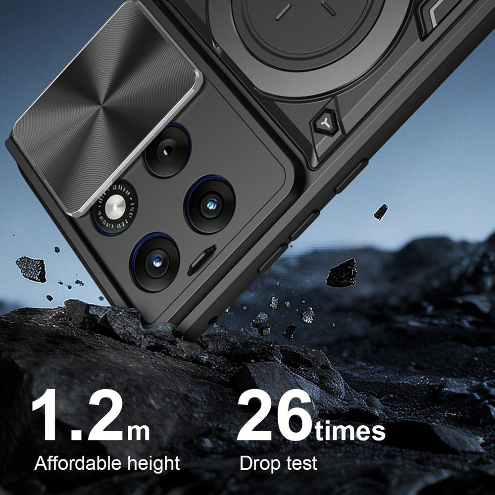Deksel til Motorola Edge 70 Fusion, Techsuit, CamGuard Pro, Rød