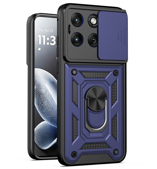 Deksel for Motorola Edge 70 Fusion, Techsuit, CamShield, Blå
