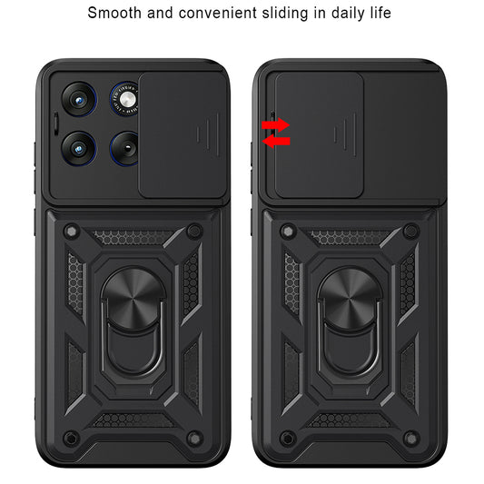 Deksel for Motorola Edge 70 Fusion, Techsuit, CamShield, Blå
