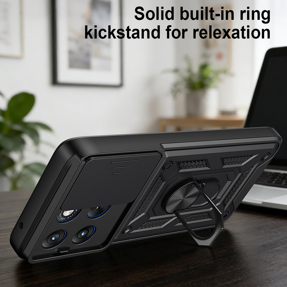 Deksel til Motorola Edge 70 Fusion, Techsuit, CamShield, Rosa Gull