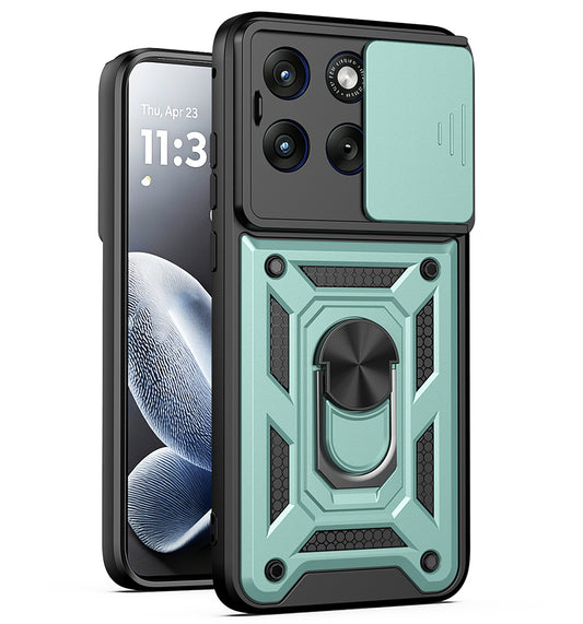 Deksel til Motorola Edge 70 Fusion, Techsuit, CamShield, Grønn