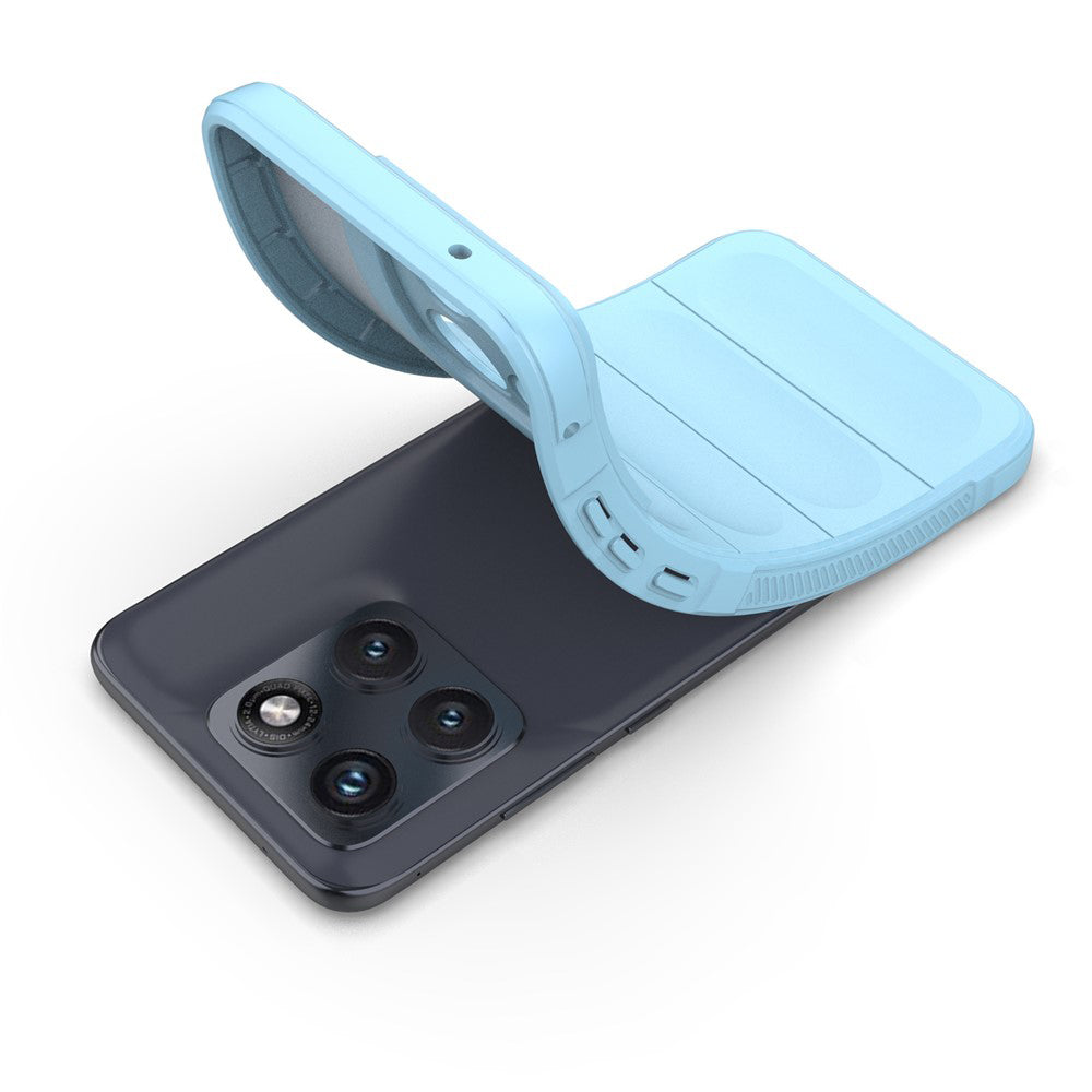 Deksel for Motorola Edge 70 Fusion, Techsuit, Magic Shield, Blå